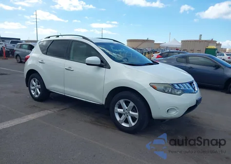 2009 Nissan Murano S/Sl z USA, uszkodzony, nr VIN JN8AZ18U39W009801